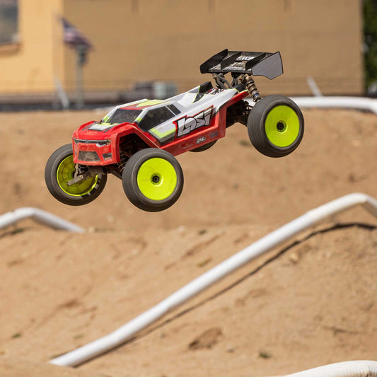 LOSI 1/8 8IGHT-XTE 4S 4X4 RTR Brushless Race Truggy, Clear (LOS04020)