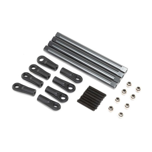 LOSI Lower 4-Link Bar Set, 15" Wheelbase (4): LMT Mega (LOS244012)