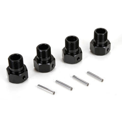 LOSI Wheel Hex Black and Pin (4): MTXL/DBXL-E/DBXL 2.0 (LOS252050)