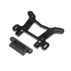 LOSI Shock Tower Front, Aluminum Black: DBXL-E/DBXL 2.0  (LOS254063)