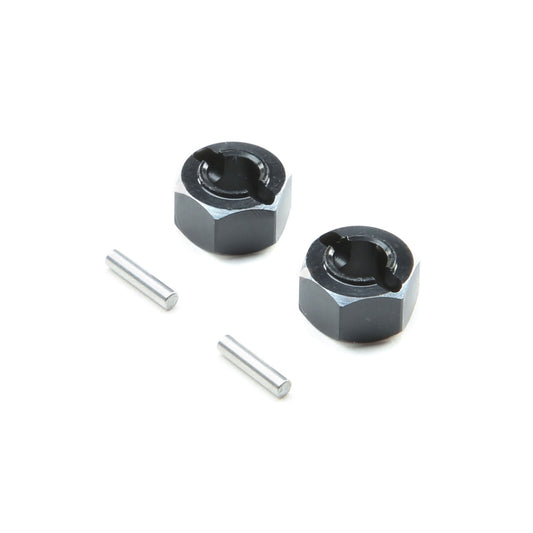 LOSI Hex Set Rear Axle, Aluminum: Mini-T 2.0, Mini-B (LOS312004)