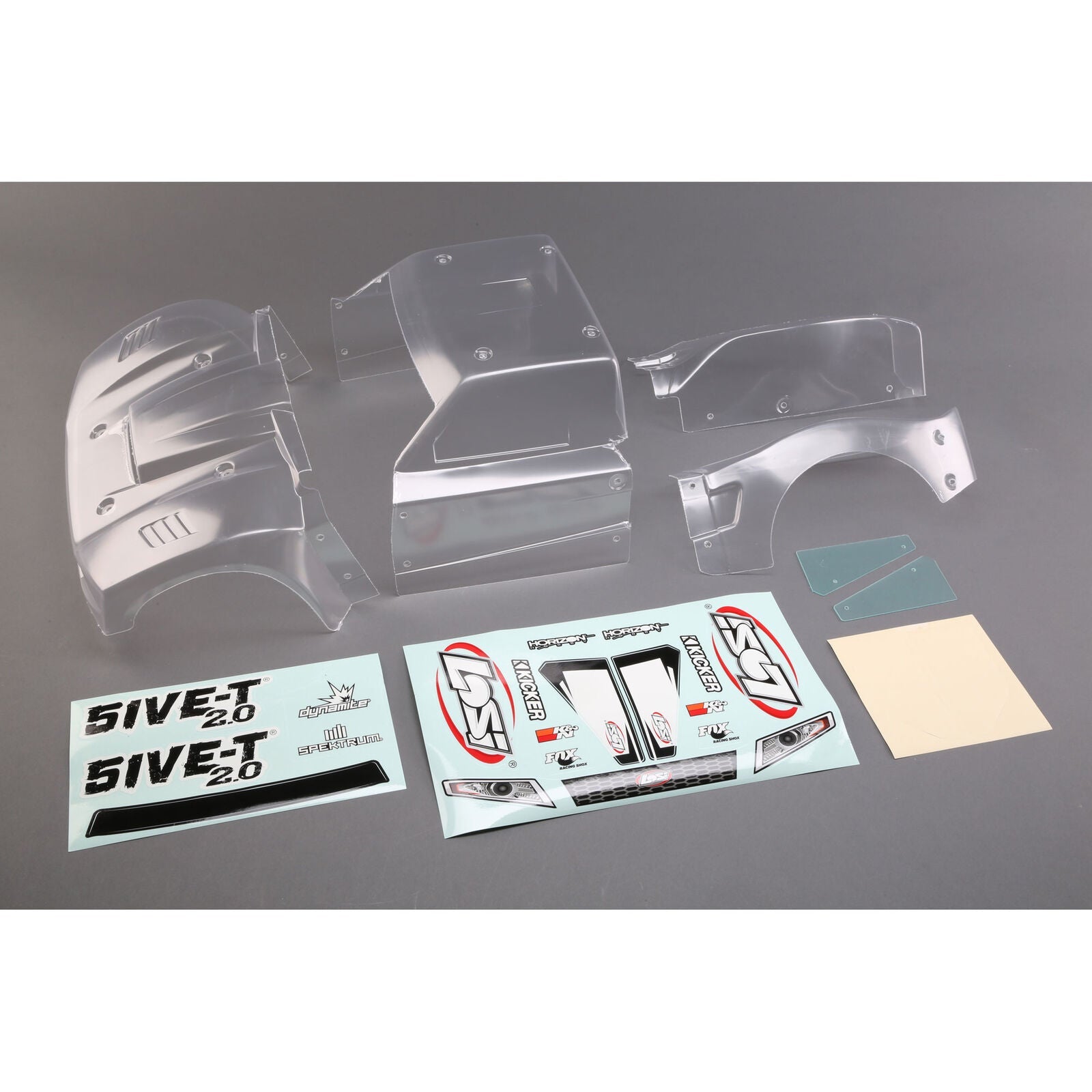 Losi 1/5 Clear Body Complete Body Set: 5IVE-T 2.0 (LOS350006) Horizon Hobby