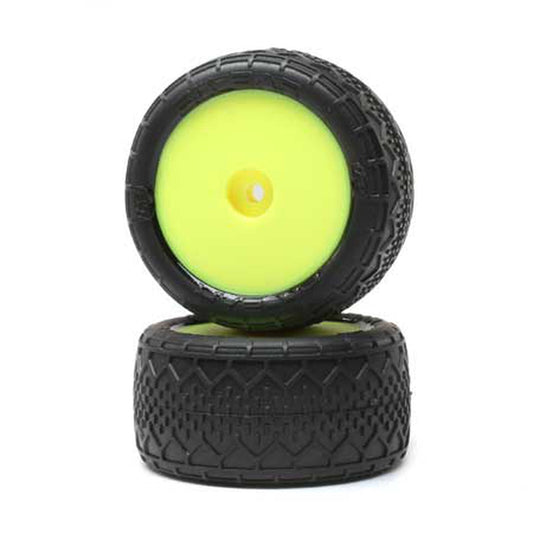 LOSI BK Bar RR Mounted Yellow (2): Mini-B (LOS41016)