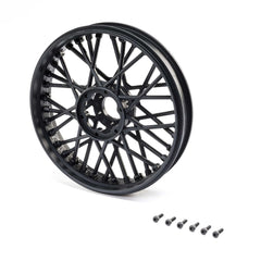 LOSI Front Wheel Set, Black: Promoto-MX (LOS46000)