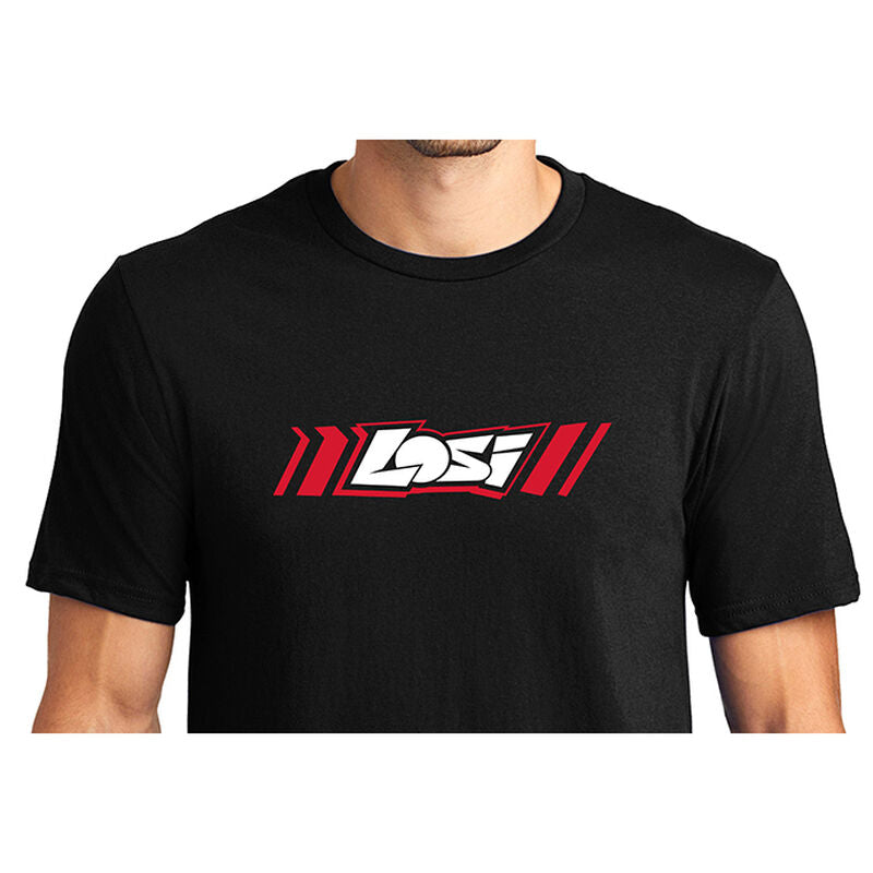 Losi Reverb Black T-Shirt, Small Horizon Hobby