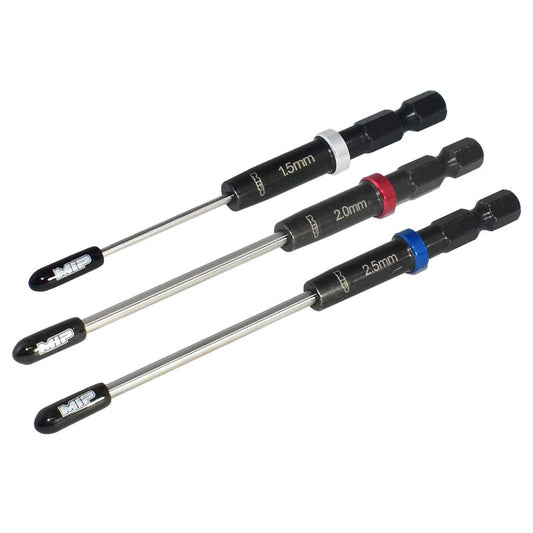 MIP Speed Tip™ Hex Driver Wrench Set Gen 2, Metric (3), 1.5mm, 2.0mm, & 2.5mm (MIP9612)