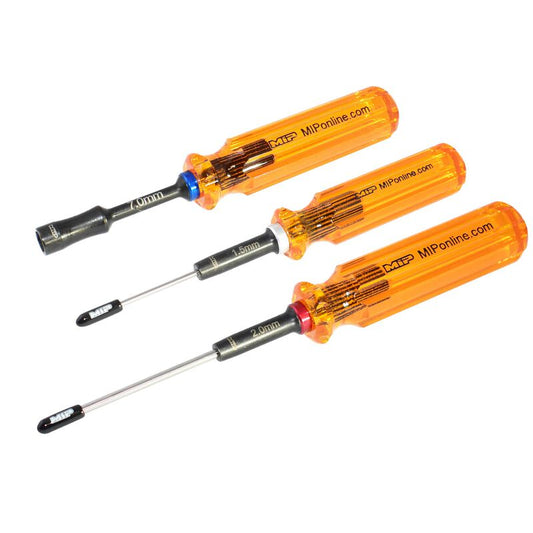 MIP Thorp Wrench Set Gen 2, 1.5mm, 2.0mm Hex Wrench & 7.0mm Nut Driver (MIP9620)