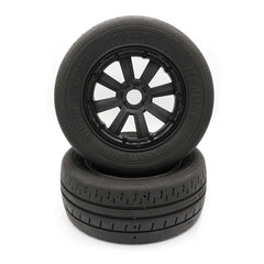 MadMax Complete Assembled "Street Sweeper" On-Road Tire/Wheel set for HPI Baja 5T/5SC, Losi 5ive/DBXL, Kraken Vekta.5 DDM RAcing