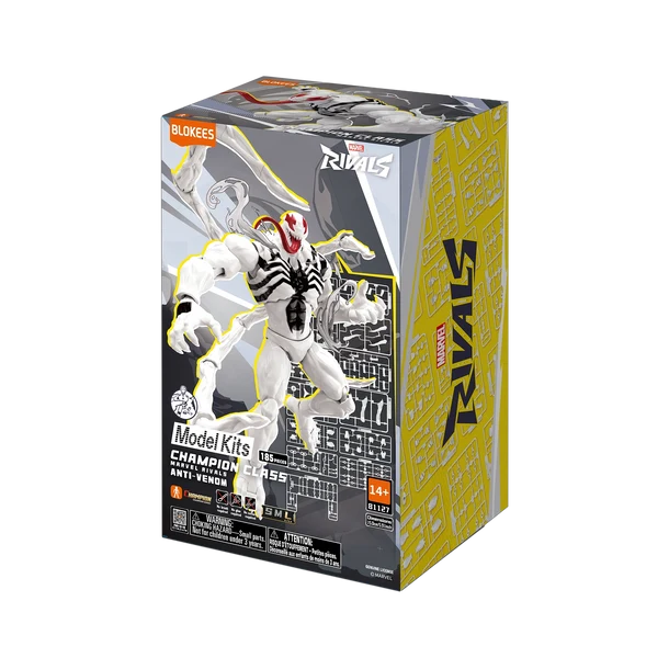 MARVEL RIVALS™ CHAMPION CLASS 15 ANTI-VENOM™ MODEL KITS | BLOKEES Blokees