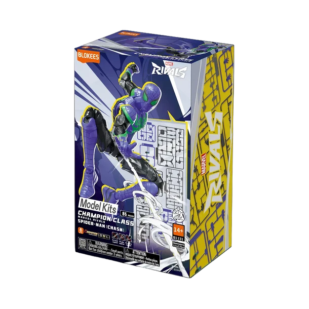 MARVEL RIVALS™ CHAMPION CLASS 25 SPIDER-MAN (CHASM)™ MODEL KITS | BLOKEES Blokees
