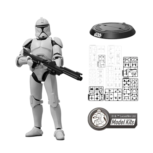 STAR WARS: ATTACK OF THE CLONES CHAMPION CLASS 07 CLONE TROOPER MODEL KITS | BLOKEES Blokees