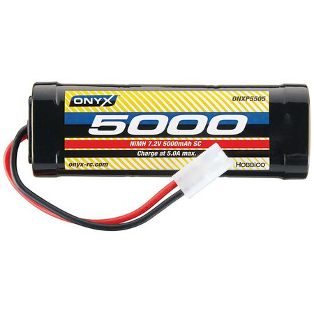 Onyx 7.2V 5000mAh 6-Cell Sub-C Stick NiMH Battery: Tamiya Connector (ONXP5510)