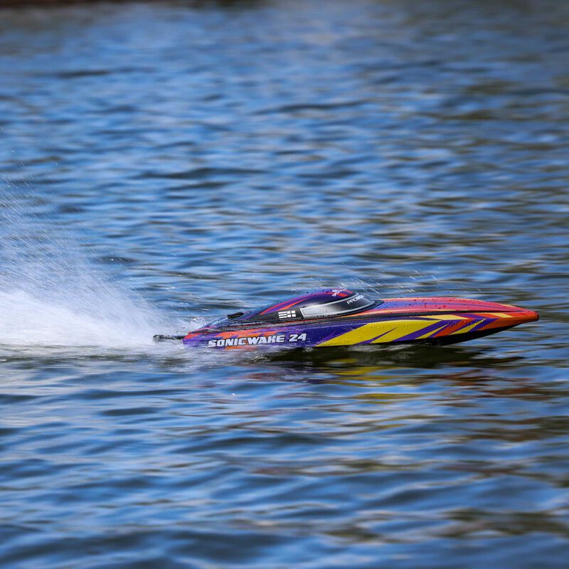 Sonicwake 24" Self-Righting Brushless Deep-V RTR (Battery & Charger Included), Horizon Hobby