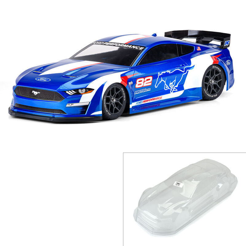 Pro-Line 1/8 2021 Ford Mustang Clear Body: Vendetta Friendly Hobbies