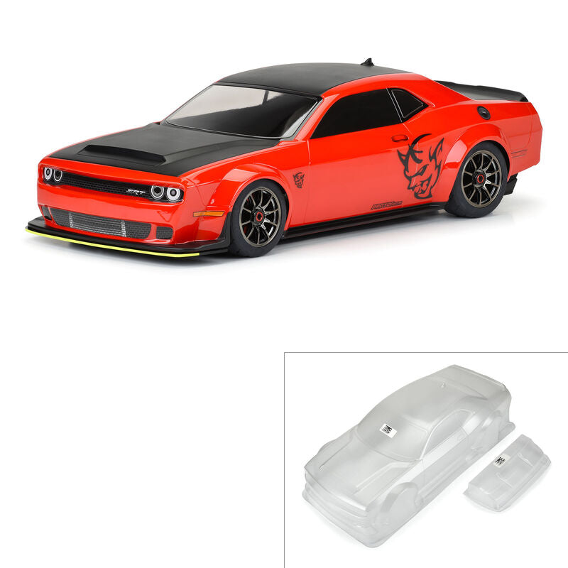 PROTOform 1/7 Dodge Challenger SRT Demon Clear Body: ARRMA Infraction 6S (PRM158600) Horizon Hobby