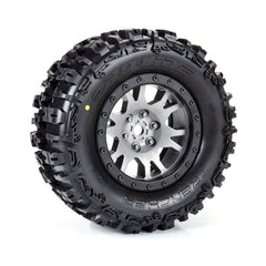 Proline Limited Edition Trencher Pro-Loc F/R Mounted 24mm Impulse (2): X-MAXX