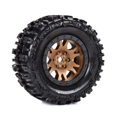 Proline Limited Edition Trencher Pro-Loc F/R Mounted 24mm Impulse (2): X-MAXX