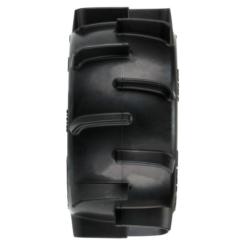 Pro-Line: 1/10 Sand Paw LP F/R 2.8" MT Tires Mounted 12mm/14mm Black Raid (2) (PRO1016010) Horizon Hobby