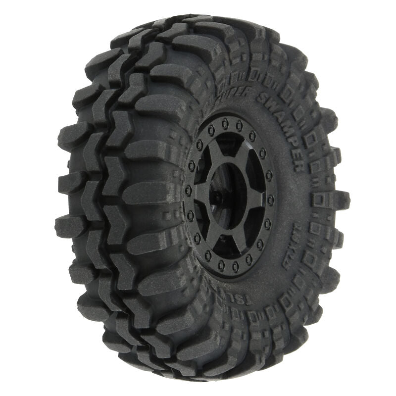 Pro-Line 1/24 Interco Super Swamper F/R 1.0" Tires MTD 7mm Black Holcomb (4) (PRO1021410) Horizon Hobby