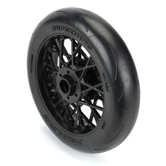 Pro-Line 1/4 Supermoto S3 Motorcycle Front Tire MTD Black (1): PROMOTO-MX (PRO1022210) Horizon Hobby