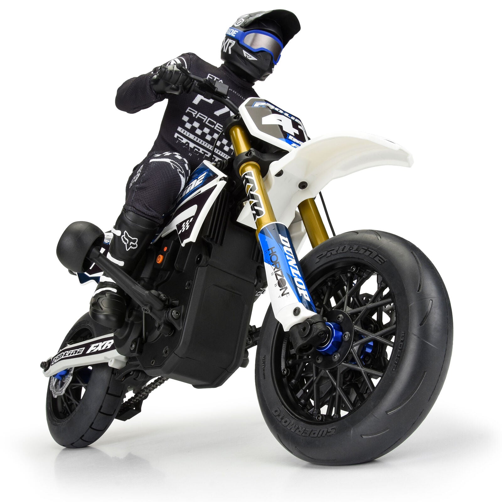 Pro-Line 1/4 Supermoto S3 Motorcycle Front Tire MTD Black (1): PROMOTO-MX (PRO1022210) Horizon Hobby