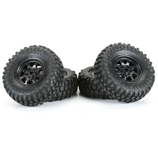 Pro-Line Racing 1/30 BFG Krawler T/A KX Front/Rear Mounted Black Icon Nuevo (4) for Axial SCX30 Horizon Hobby