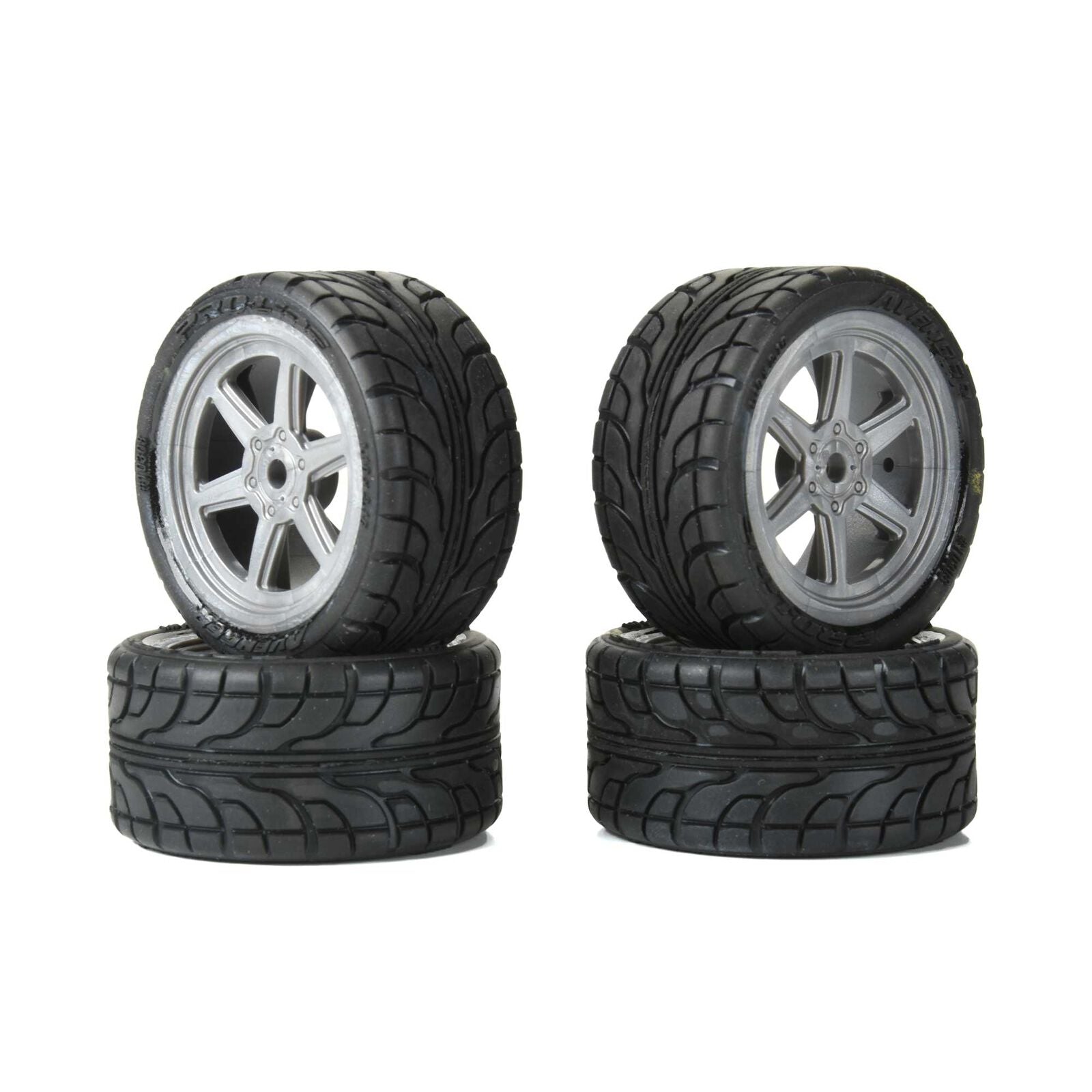 ProLine 1/12 Avenger Tire Mounted on Overdrive Wheel 8mm Hex (4): Losi Race Car Horizon Hobby