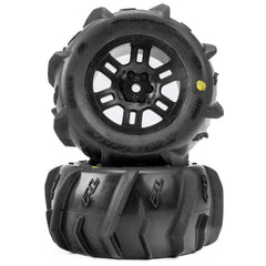 1/16 Dumont F/R MT Tires Black Split Six (2): ARRMA MINI KRATON Horizon Hobby