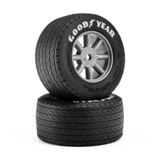 Pro-Line Racing 1/12 Goodyear Blue Streak VTA Front Tires Mounted 8mm Gray Wheels (2): Losi NASCAR® Race Car Horizon Hobby