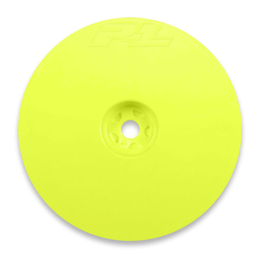 Pro-LIne 1/2 In Stock 1/10 Velocity 2WD Front 2.2" 12mm Buggy Wheels (2) Yellow (PRO273502)