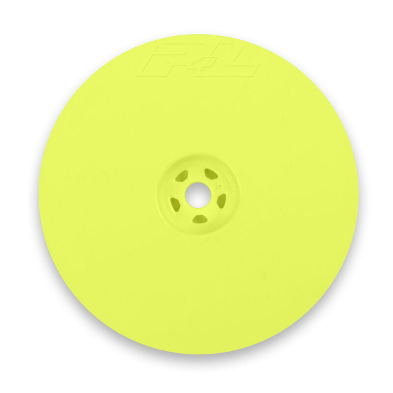 Pro-LIne 1/10 Velocity Rear 2.2" 12mm Buggy Wheels (2) Yellow (PRO273602) Horizon Hobby
