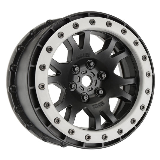 Pro-Line 1/5 Impulse Pro-Loc Front/Rear 24mm X-MAXX Wheels (2) Black/Gray (PRO276303) Horizon Hobby