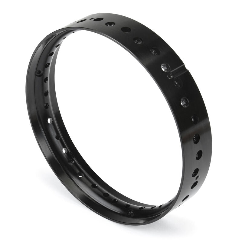LOSI 1/4 Pro-Spec Aluminum Front Rim Black: Promoto-MX Horizon Hobby