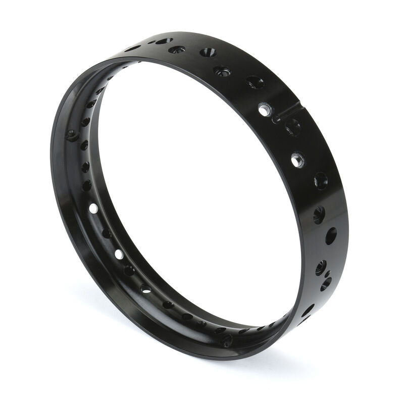 LOSI 1/4 Pro-Spec Aluminum Rear Rim Black: Promoto-MX Horizon Hobby