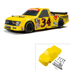 Limited Edition 1/12 Pre-Cut/Pre-Painted Layne Riggs #34 Love Yellow Body: Losi NASCAR Horizon Hobby