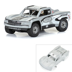 Pro-Line 1/16 Pre-Cut 2019 Chevy Silverado Trophy Truck Grey Body: GROM (PRO367514)
