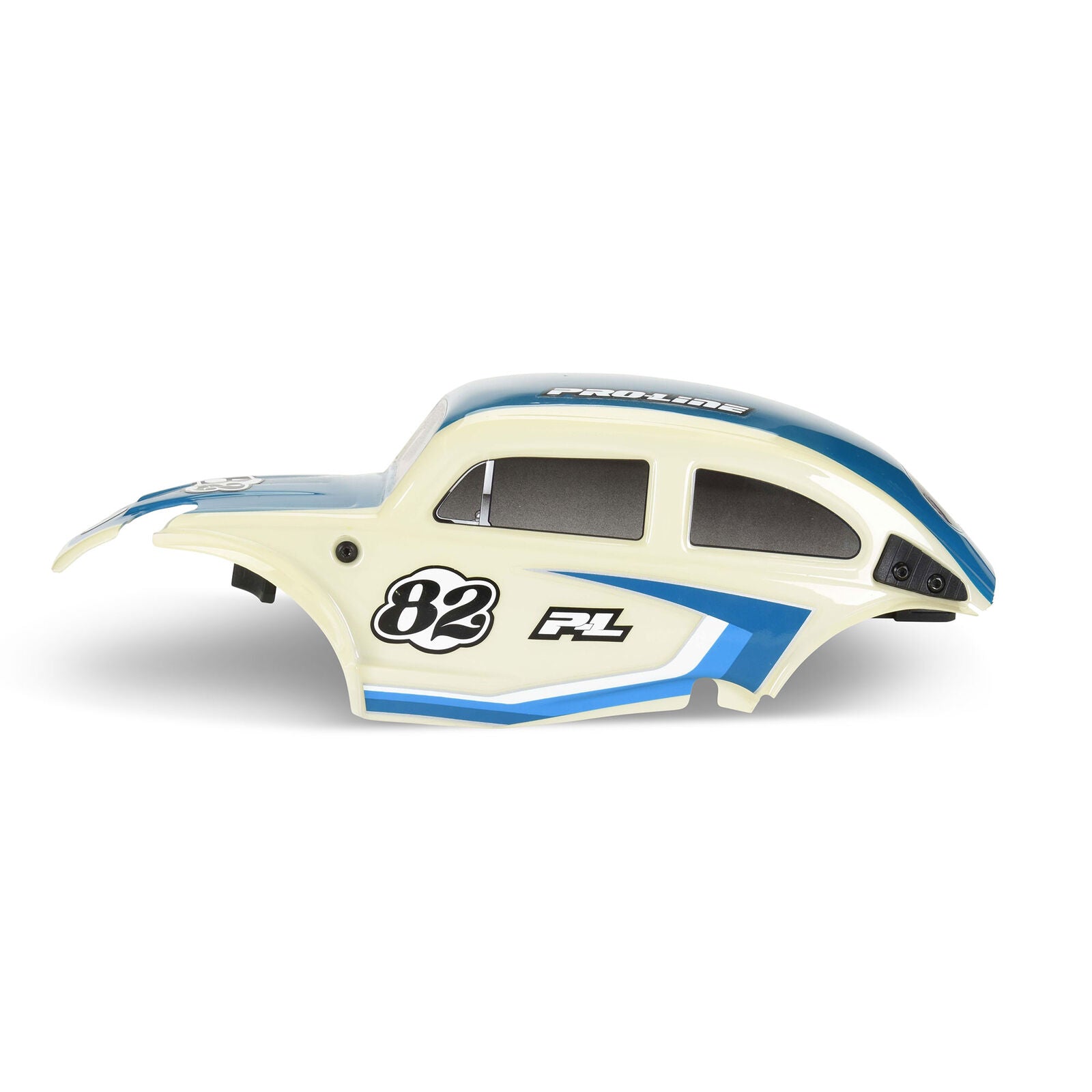 Class 1 VW Bug Race Body Conversion Kit and Flat Iron M/T Tires Mounted 7mm Black Diablo (4) for ARRMA TYPHON GROM (PRO368000T1) Horizon Hobby