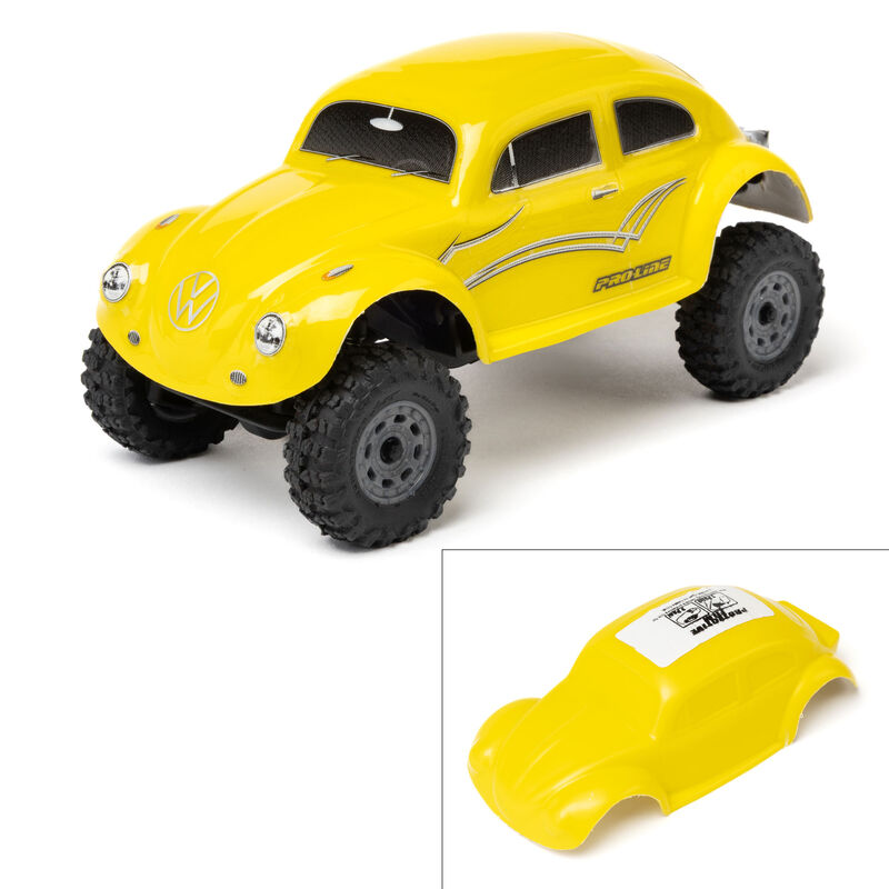 Pro-Line Racing 1/30 Pre-Cut Volkswagen Bug Body, Yellow: Axial SCX30 Horizon Hobby