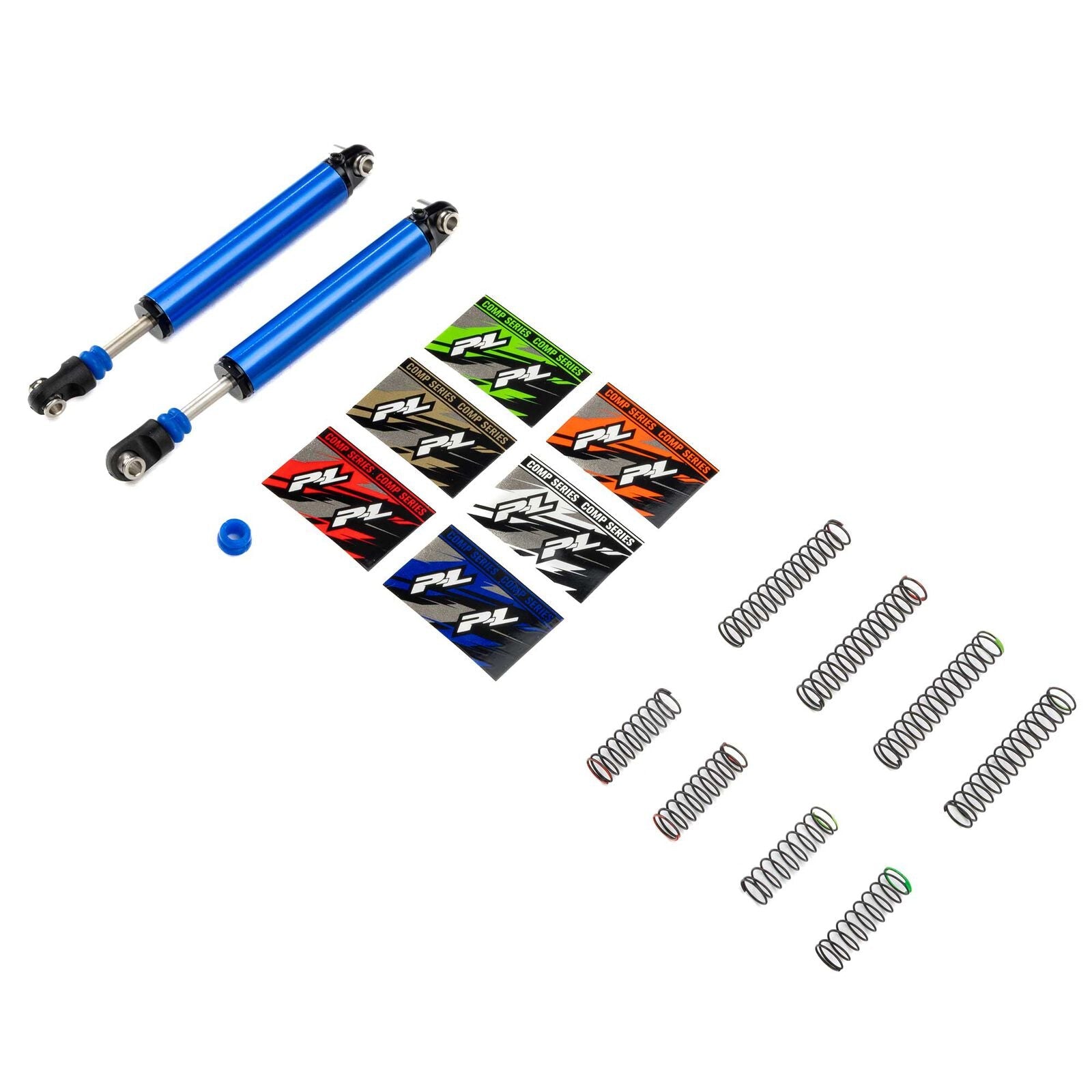 Pro-Line Racing Pro-Comp Front/Rear (97mm) Scaler Shocks, Blue (2): 1/10 Rock Crawlers (PRO641001) Friendly Hobbies