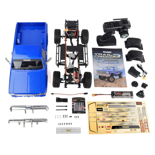 RC4WD Trail Finder 2 "LWB" RTR with Chevrolet K10 Scottsdale Hard Body Set