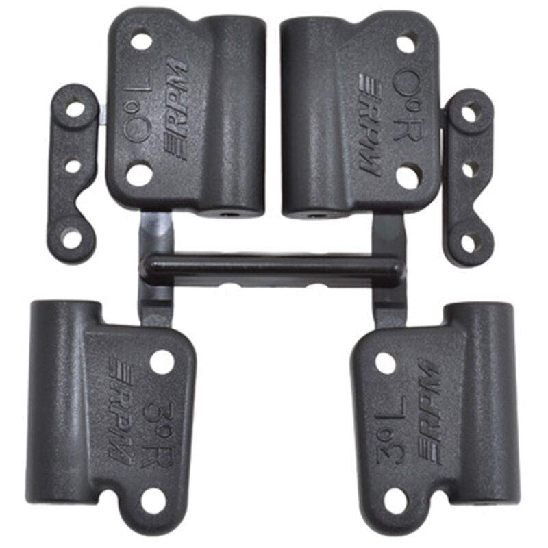 RPM Rear Mounts, 0 and 3 Degree for RPM Gearbox Housings(RPM73642) Horizon Hobby
