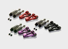 Shark Upper Aluminum Arm Set – RED PURPLE BLACK [RHINO RACING] (RR-1200) Super-G