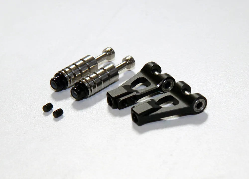 Shark Upper Aluminum Arm Set – RED PURPLE BLACK [RHINO RACING] (RR-1200) Super-G