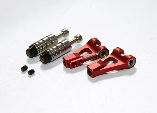 Shark Upper Aluminum Arm Set – RED PURPLE BLACK [RHINO RACING] (RR-1200) Super-G
