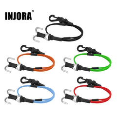 INJORA 270mm Elastic Strap Rescue Rope With Hooks For 1/18 1/24 RC Crawlers (INA-95)
