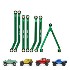 INJORA 7pcs High Clearance Chassis Links for Axial SCX24 Chevrolet Jeep Wrangler Bronco (SCX-52) INJORA
