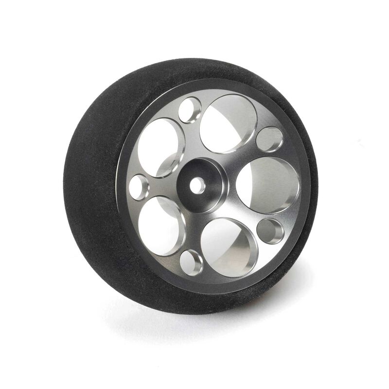 Spektrum Aluminum Wide Wheel, Circle, Gun Metal Gray Horizon Hobby