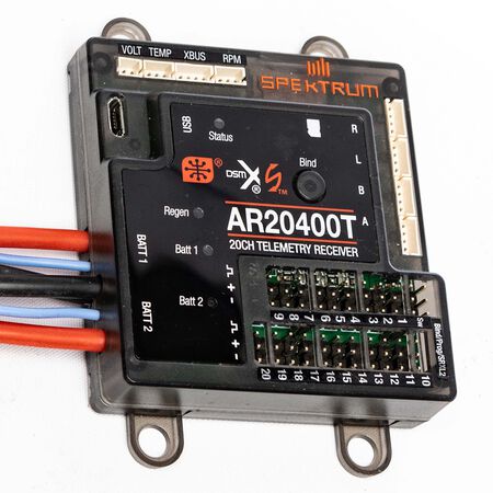 Spektrum AR20400T 20 Channel PowerSafe Telemetry Receiver (SPMAR20400T)