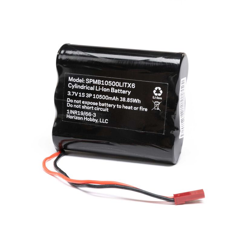 Spektrum 3.7V 1S 10,500mAh Transmitter Battery: iXSR+ Horizon Hobby