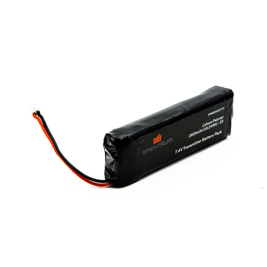 Spektrum 7.4V 2600mAh 2S LiPo Transmitter Battery: DX18 (SPMB2600LPTX)